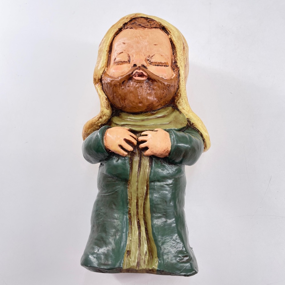 Carol Rardon Christmas Nativity Joseph Figure 1978 Religious Decor Hand Painted